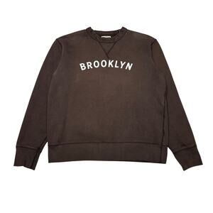 Knickerbocker NYC Brooklyn Crewneck Sweatshirt Men's Large Retro Faded